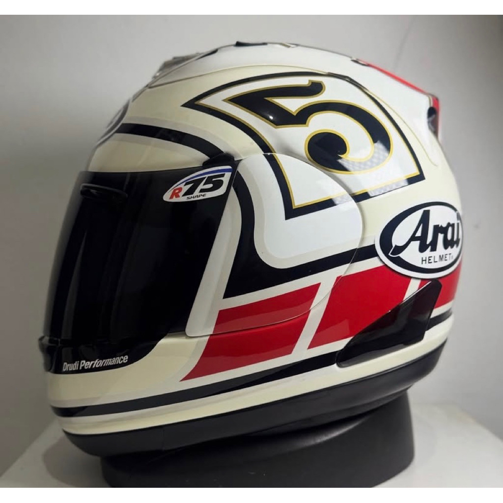 arai rr5 collin edward size L white rare item