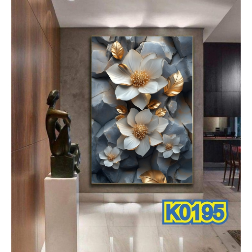 Wallpaper Stiker Bunga Batu Seperti Asli - Wallpaper Stiker Bunga Batu - Stiker Bunga Untuk Kamar