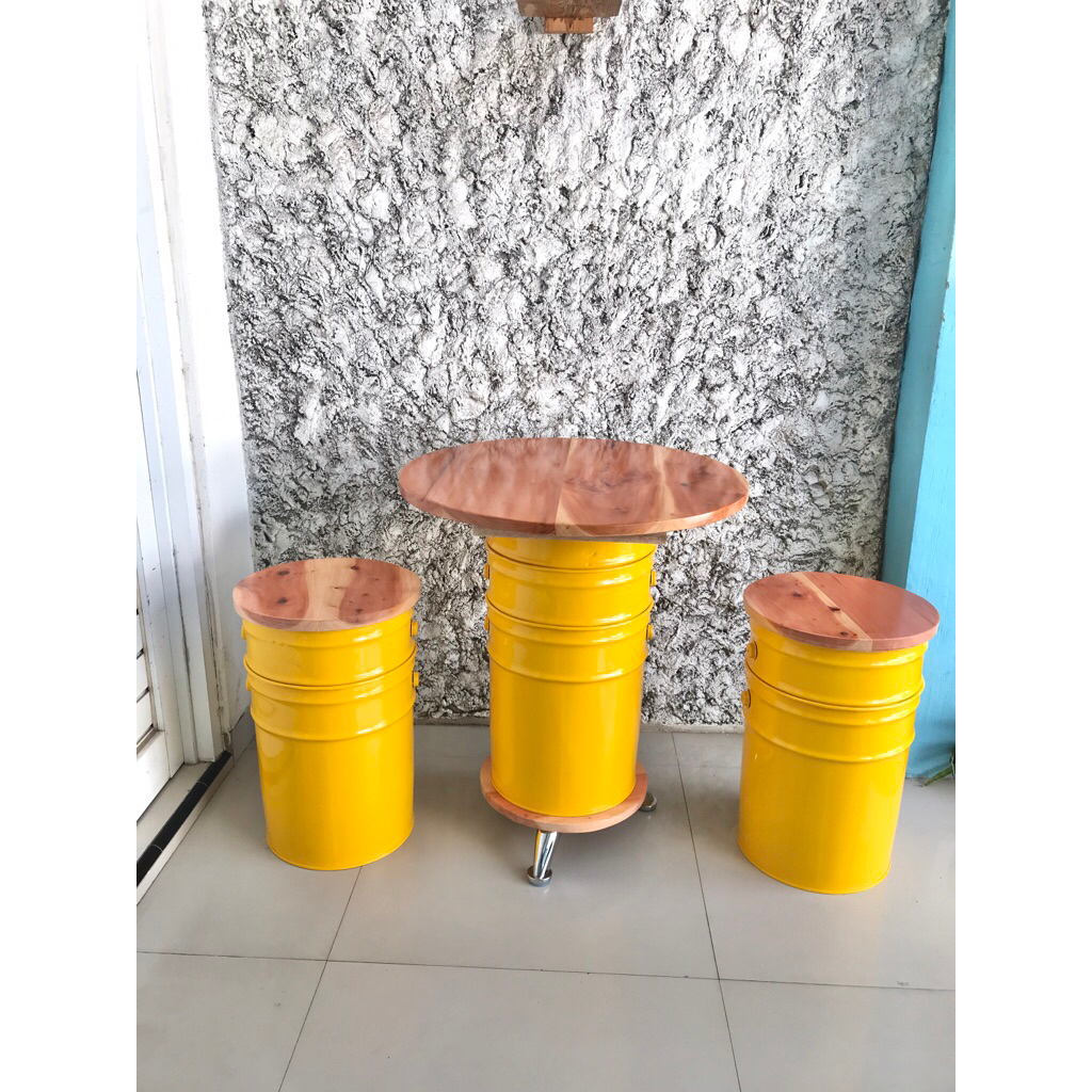 kursi tong dobel/ meja tong/ kursi outdoor/indoor
