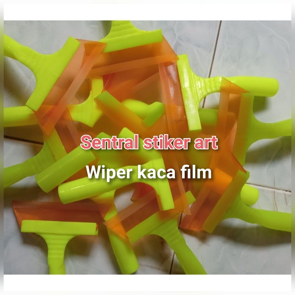 wiper kaca film / alat bantu pasang sticker dan kaca film