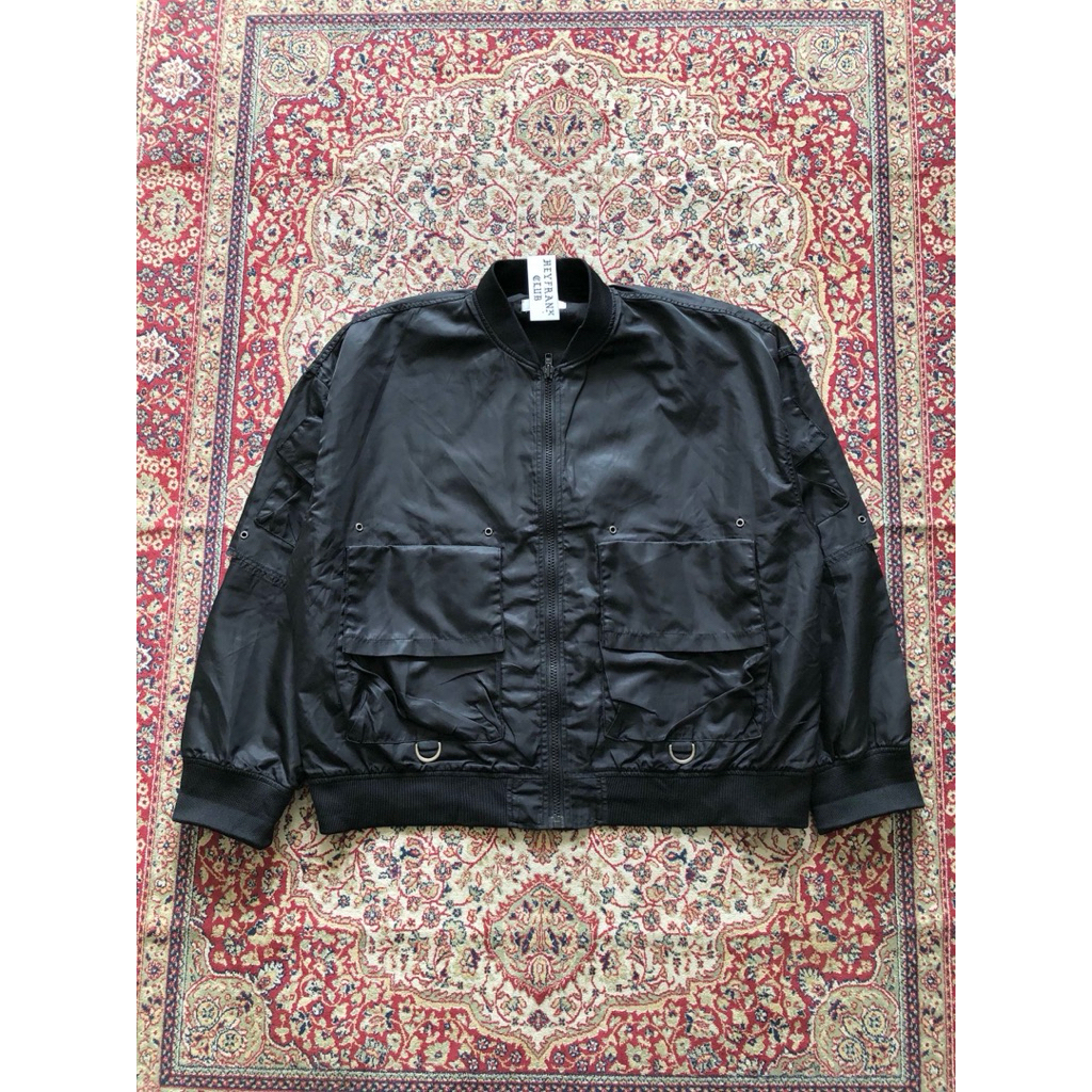 Acon studio kr oversized bomber jacket Vintage Military Bomber jacket H617