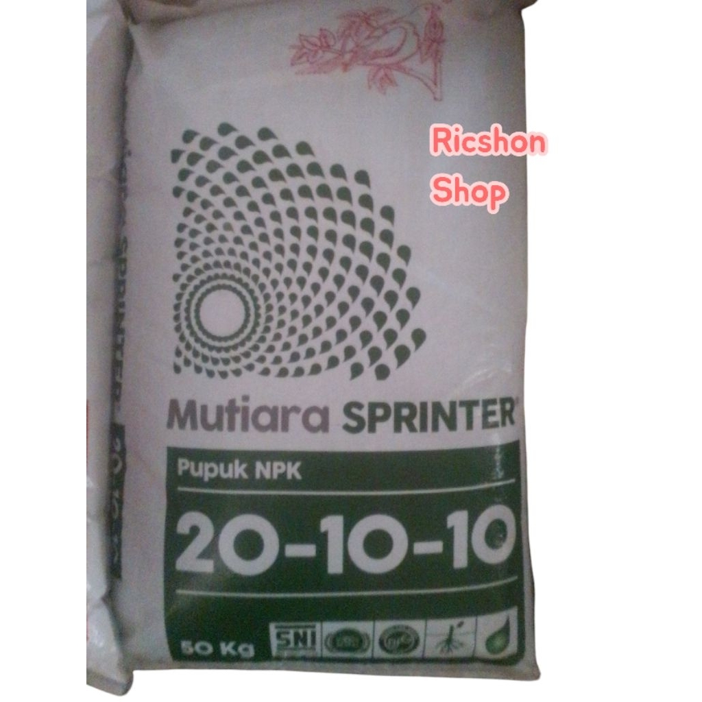 PUPUK MEROKE MUTIARA SPRINTER 20-10-10 Kemasan Pabrik 50 KG