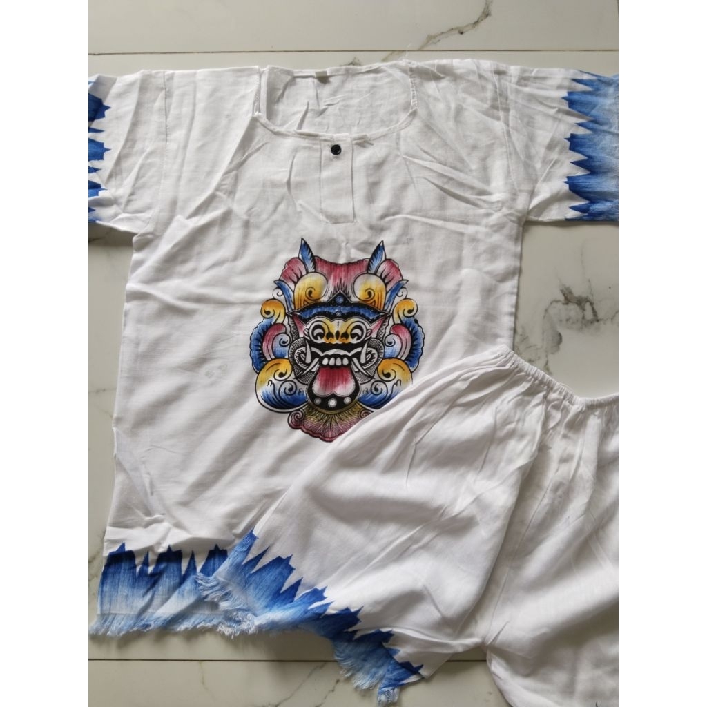BS/REJECT PABRIK BAJU BARONG LUKIS SETELAN ANAK KHAS BALI