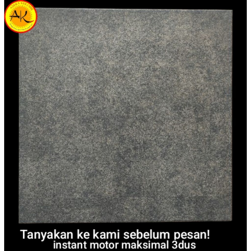 Everest Nero 50x50 Keramik kasar rustic Lantai Teras Garasi kamar mandi