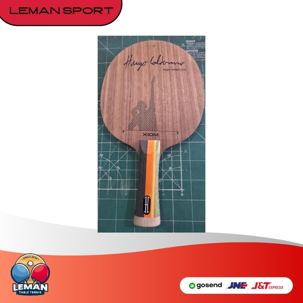 Kayu Xiom Hugo Carbo Lite Handle FL / Bet Pingpong Tenis Meja (BEKAS)