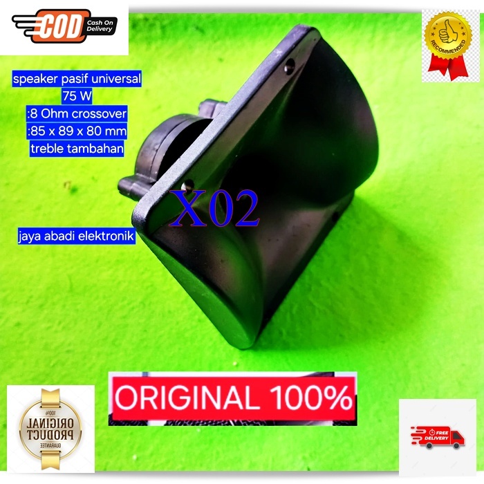 X02 SPEAKER ORI 100% AUDAX TWEETER SUARA JERNIH PIEZO SUPER VOKAL CES PIEZOO TWITER INDOOR OUTDOOR K