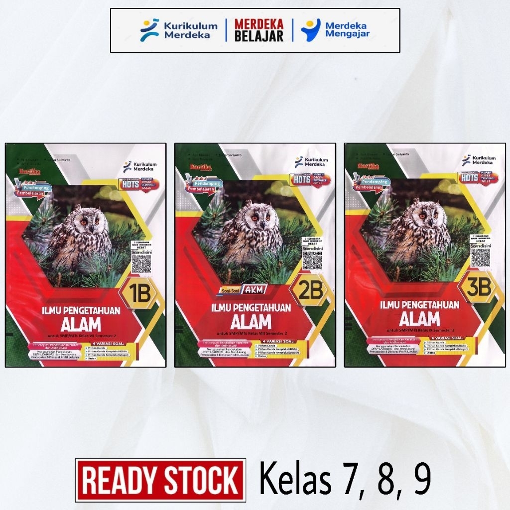 KARTIKA : LKS IPA untuk SISWA Kelas 7 8 9 - Semester 2 TA 2025 - 2026