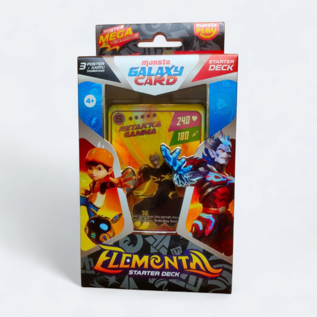 Monsta Galaxy Card Elemental Starter Deck – Kartu Mainan BoBoiBoy Original