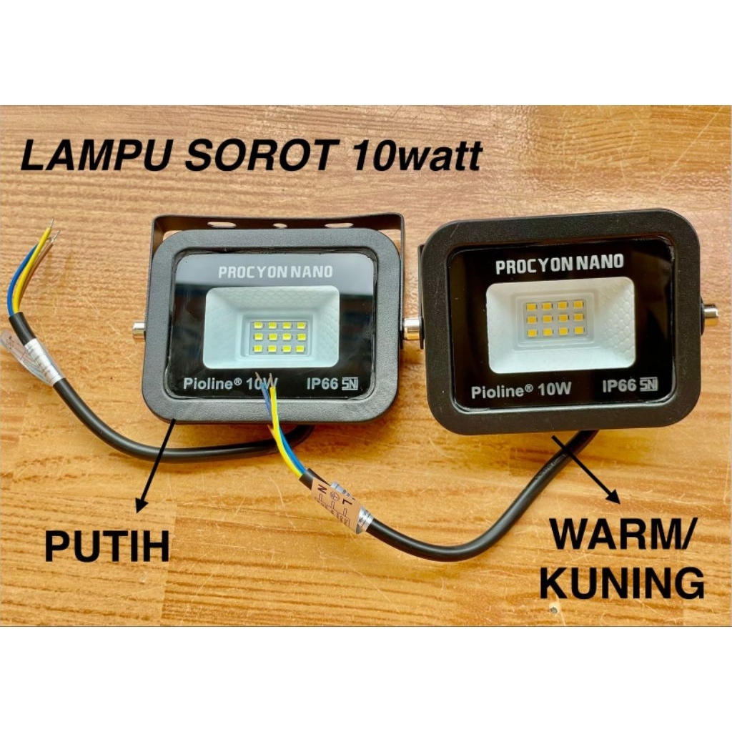 Lampu Sorot LED Pioline Procyon 10 20 30 50 100 Watt Nano Lampu Sorot LED Lampu Outdoor Lampu taman