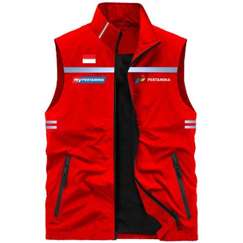 PROMO Jaket SPBU Pertamina Vest Drill Original