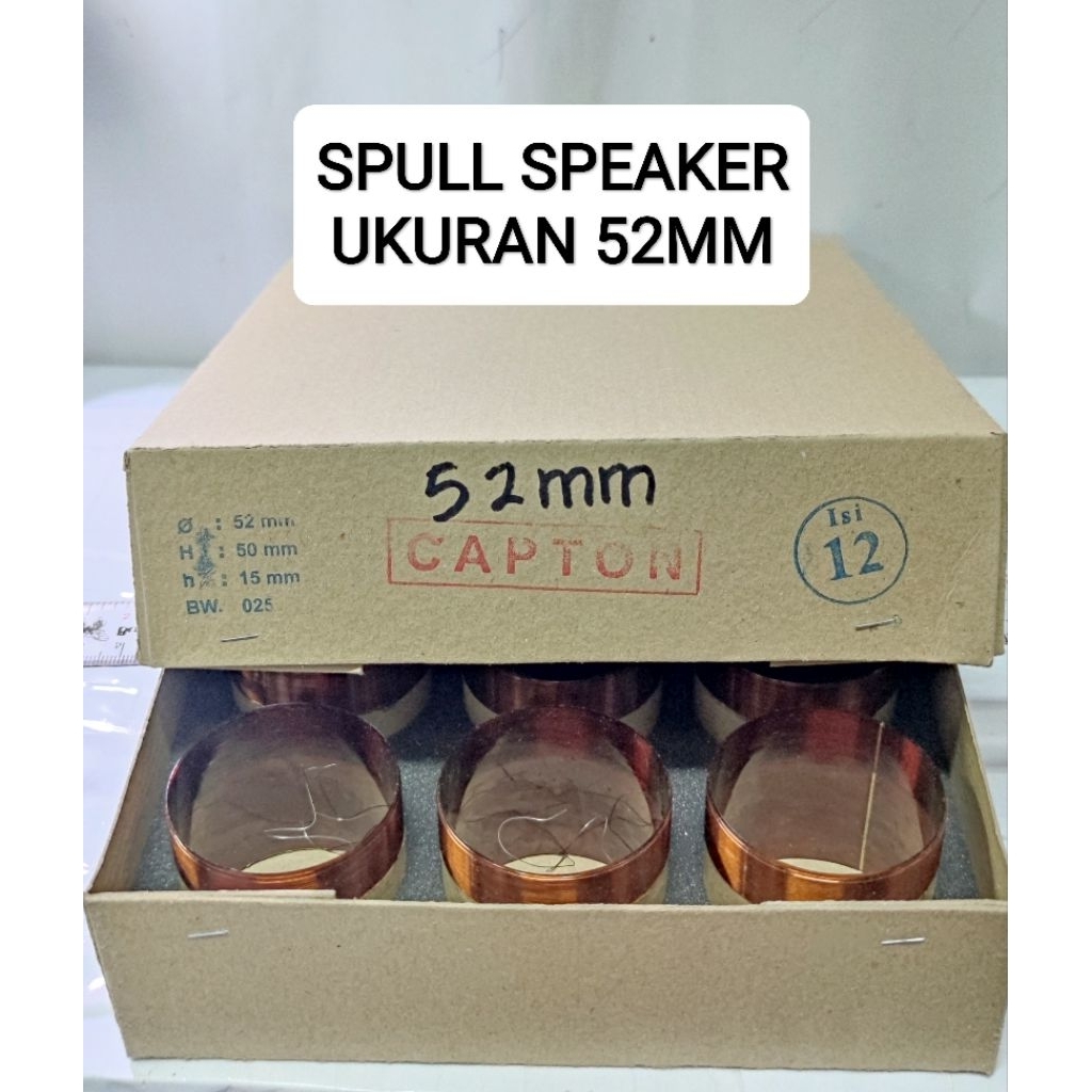 spull speaker ukuran 52 mm CAPTON