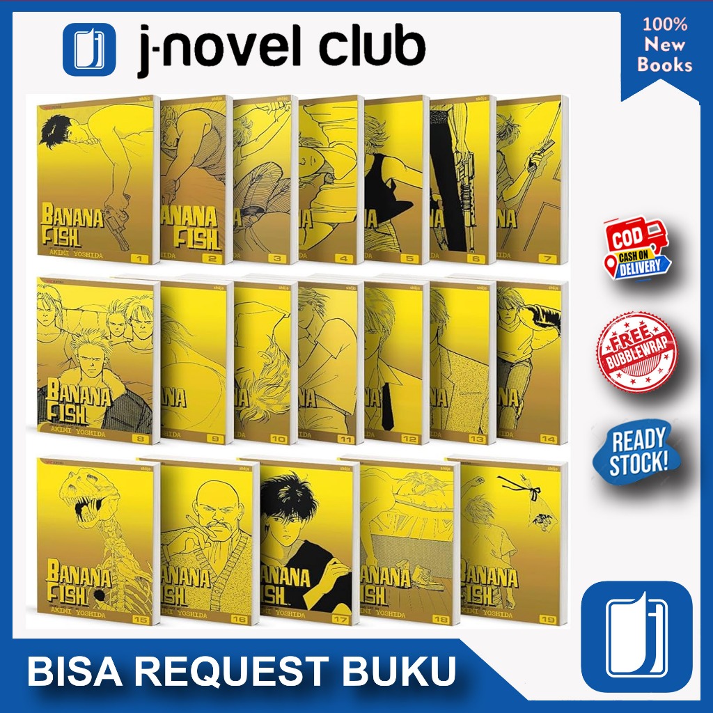 Komik Banana Fish Complete 19-book Set Vol. 1-19 by Akimi Yoshida