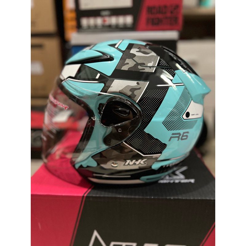 HELM HALF FACE NHK R6 ELLIES BRIGHT TOSCA SILVER