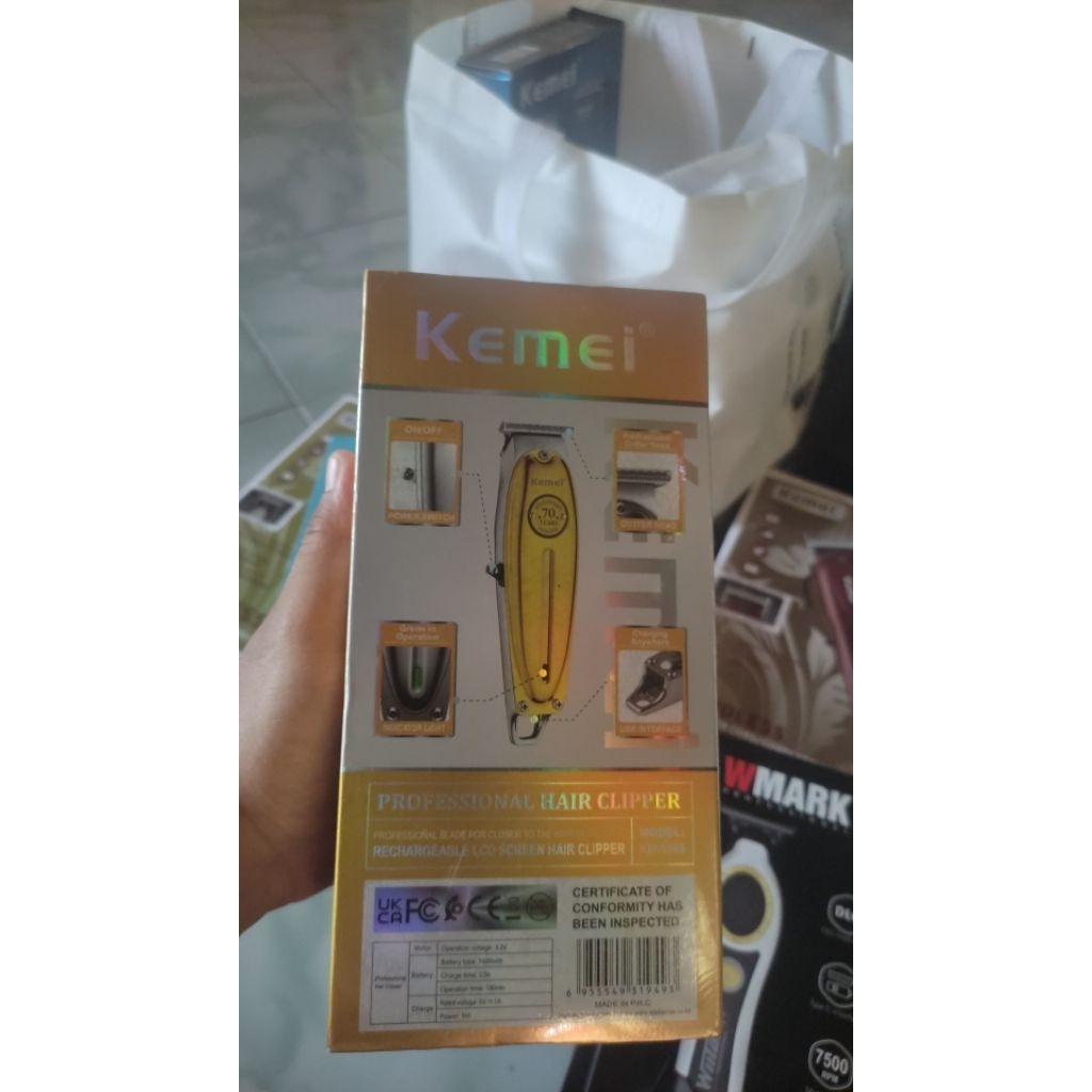 Trimmer Kemei km 1949