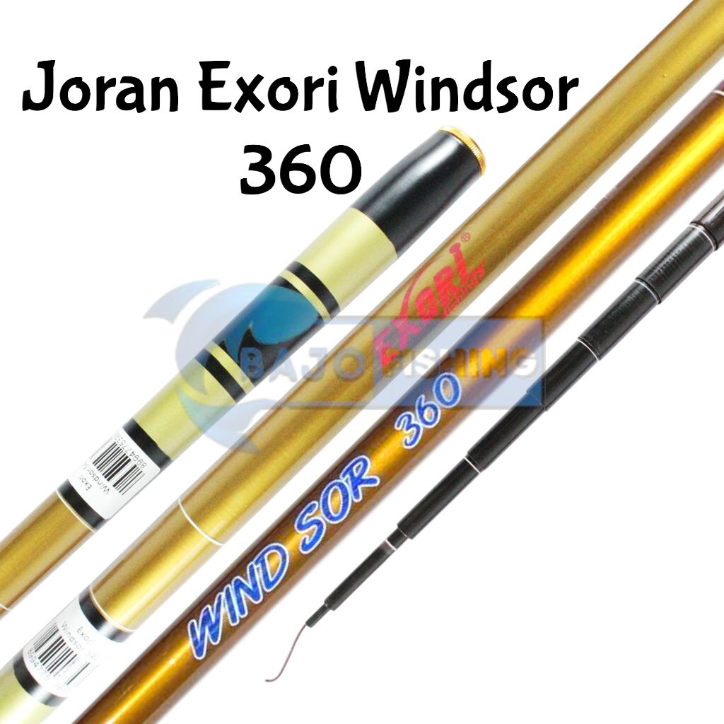 Joran Pancing Exori Windsor Tegek Carbon Hard 360 FREE PIPA