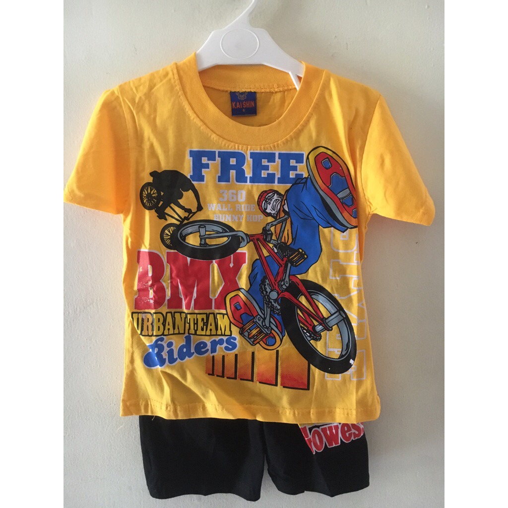 Baju Anak Free BMX - Kuning