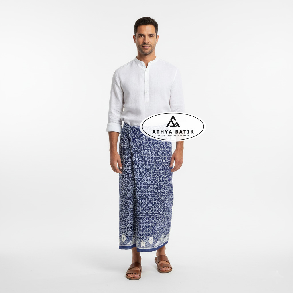Sarung batik pria dewasa premium terbaru | Sarung batik pejabat motif BATANGAN | Sarung batik pria j