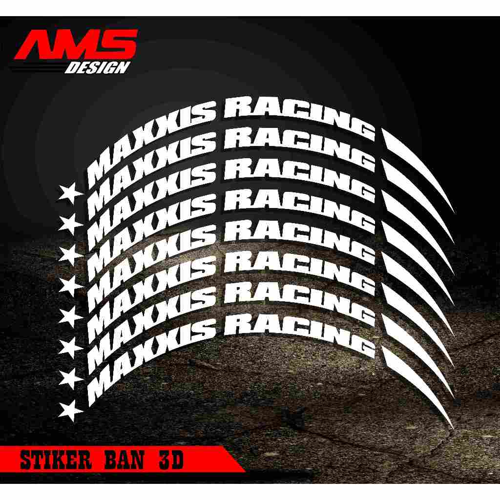 Tire Bomb / Font Ban / Stiker Ban 3D MAXXIS RACING