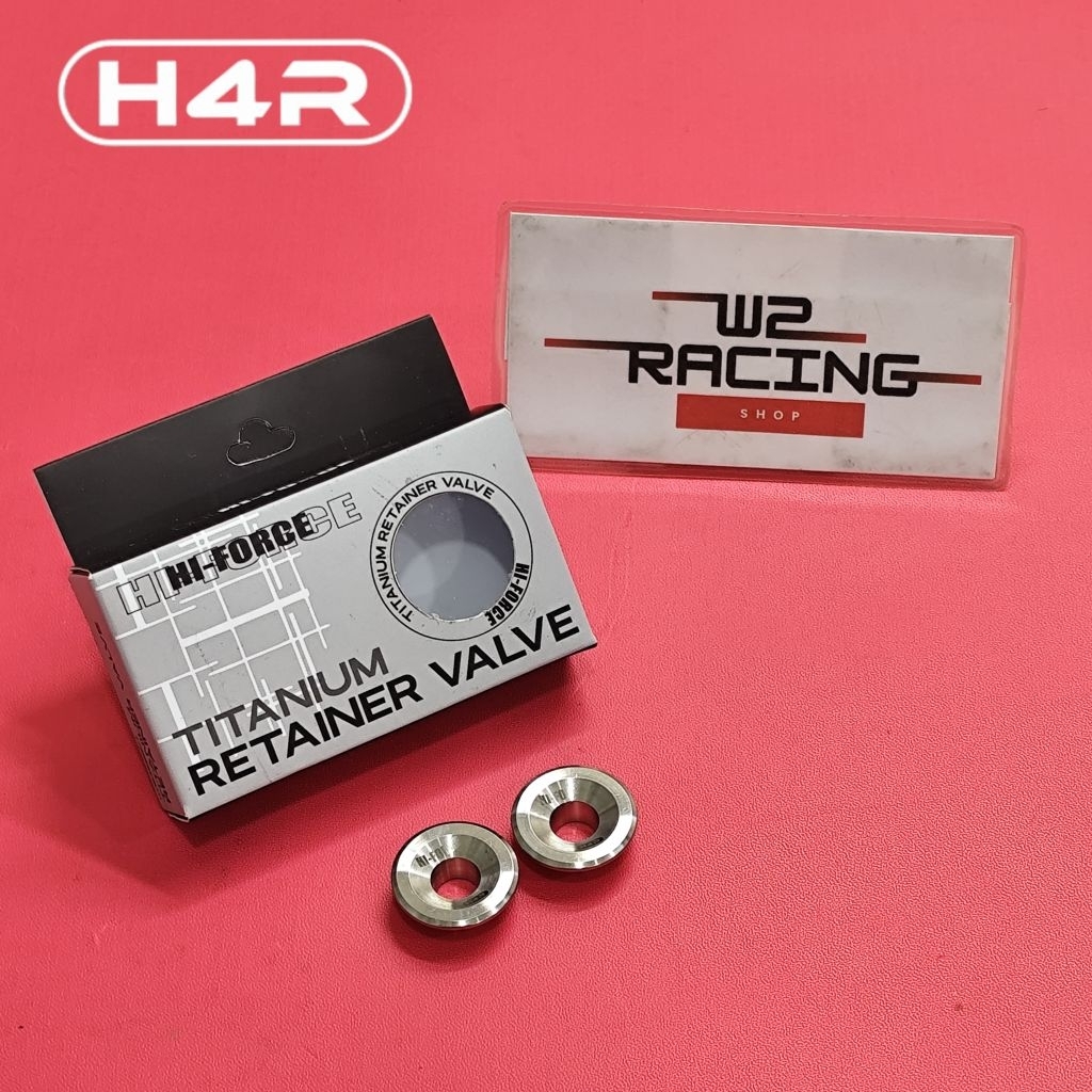 Retainer H4R Rentener Klep Titanium Batang 5mm Universal Mio Smile Sporty Beat Scoopy Mx King Satria