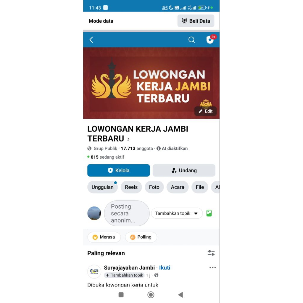 grup Facebook murah