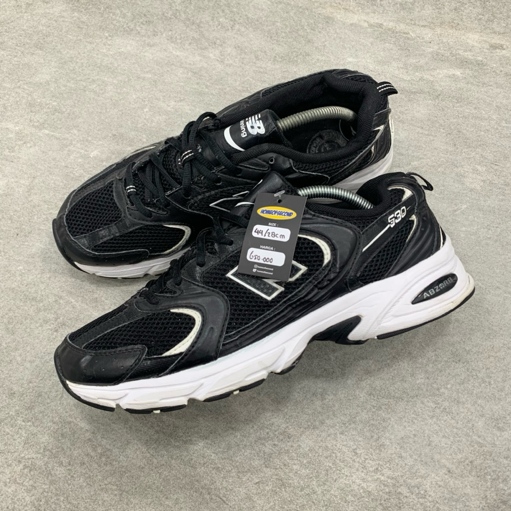 New Balance 530 Black And White