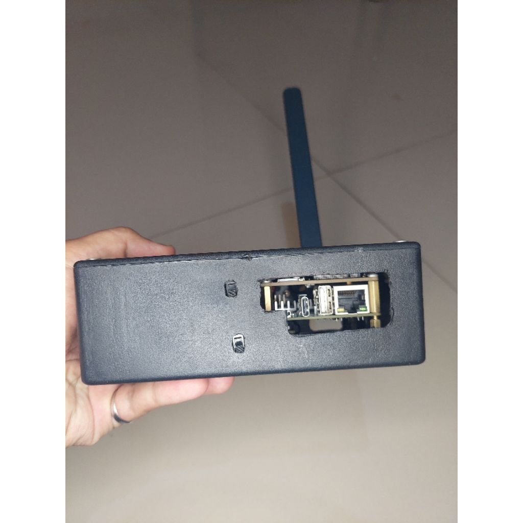 Opiz 3 + HAT + UPS + Charger + SD CARD OpenWrt (Tinggal Pakai Saja)