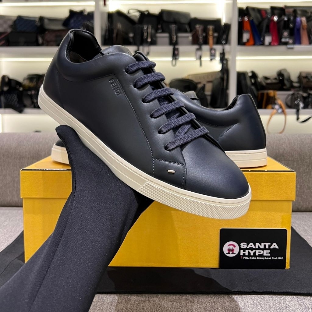 Fendi Calf Monster Eye Sneakers