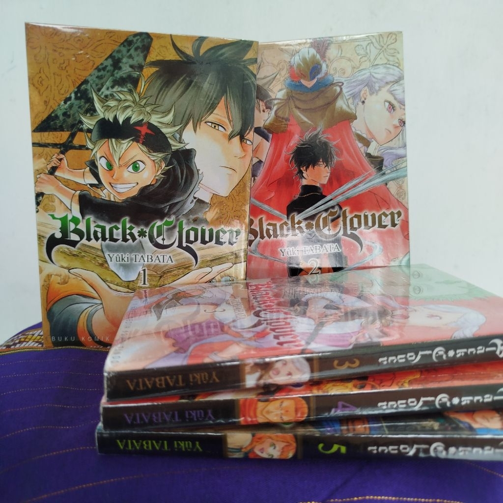 Komik Manga Black Clover Set Vol 1-5