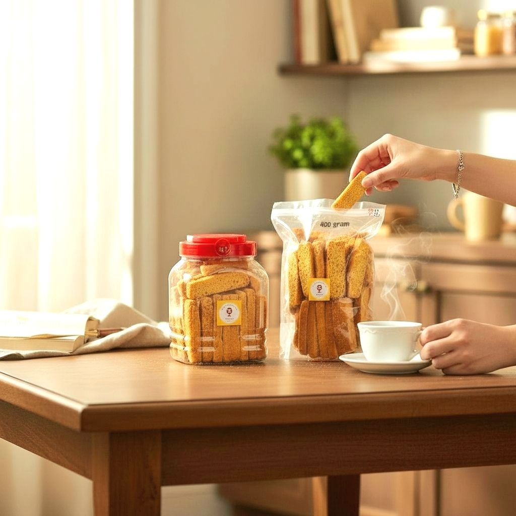 Kue kering bolu panggang Palmes renyah snack ringan teman kopi dan teh