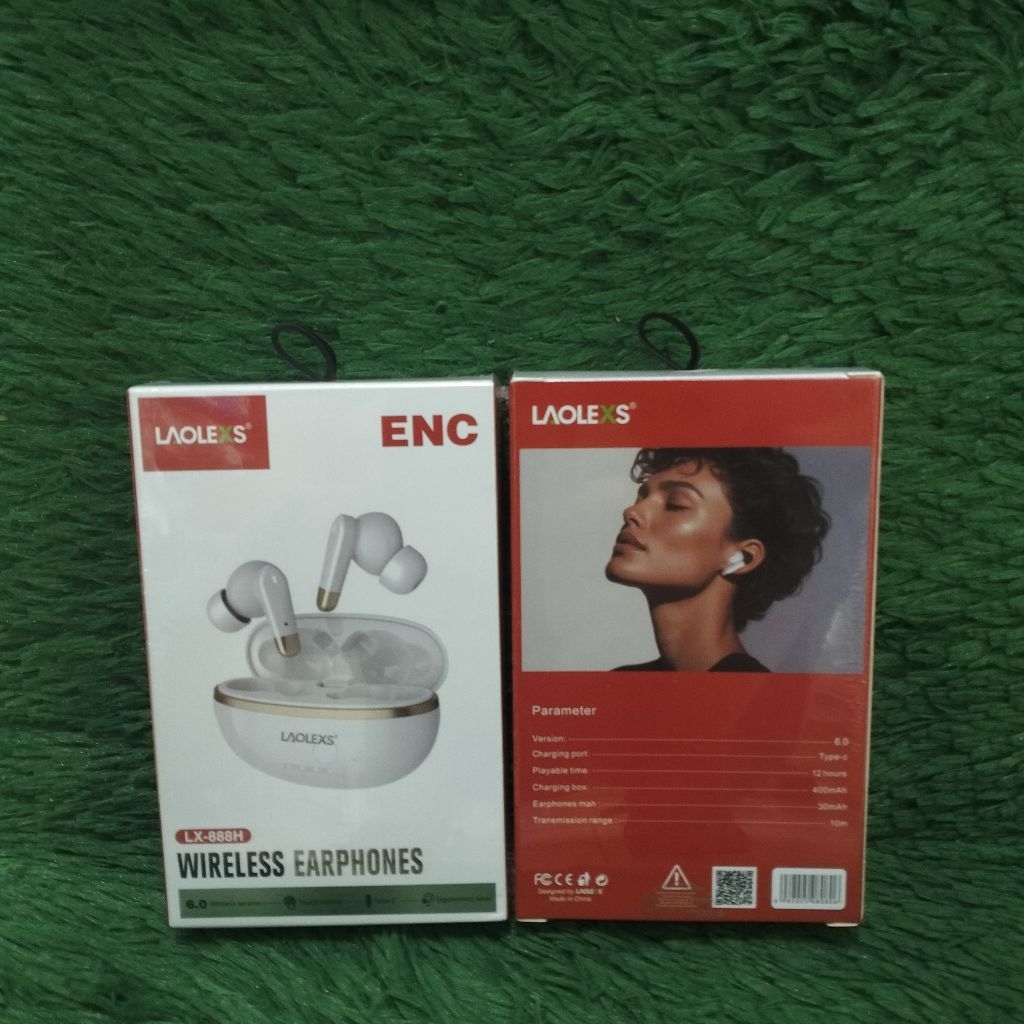 TWS LAOLEXS Headset Bluetooth Mini Earphone ENC Wireless Handsfree