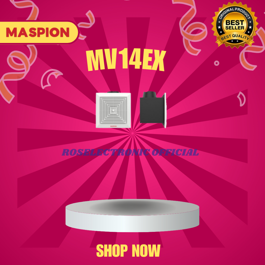 MV14EX Maspion Exhaust Fan MV-14 EX Ukuran 14 cm