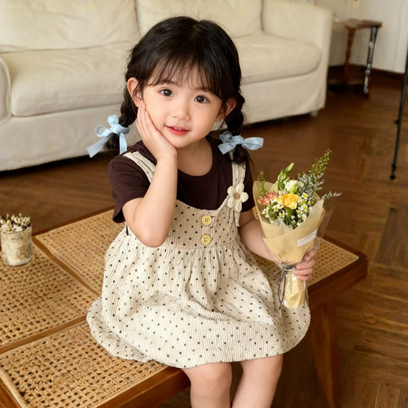 [PRINCESS ANAK] 0-3Tahun dress anak perempuan gaun anak perempuan Baju Dress Anak Perempuan Dress Fl