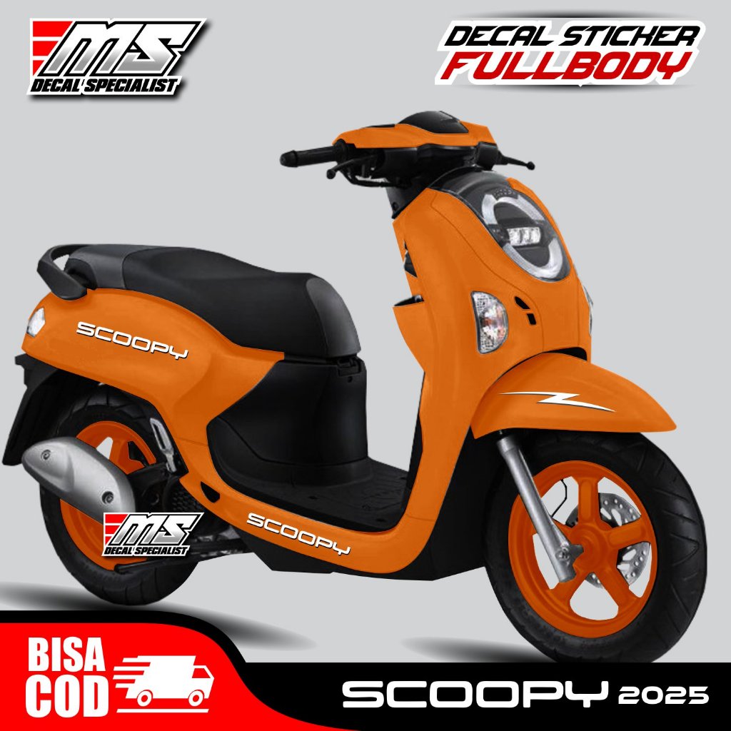TERBARU DECAL STICKER FULL BODY HONDA SCOOPY 2025 SIMPLE