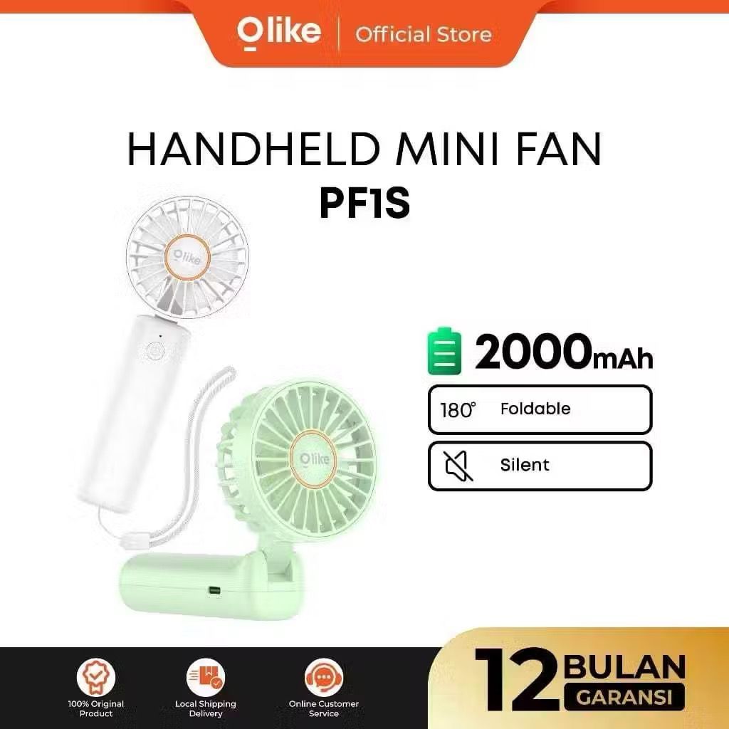 KIPAS MINI PF1S / OLIKE PF1S HANDHELD MINI FAN 2000 MAH