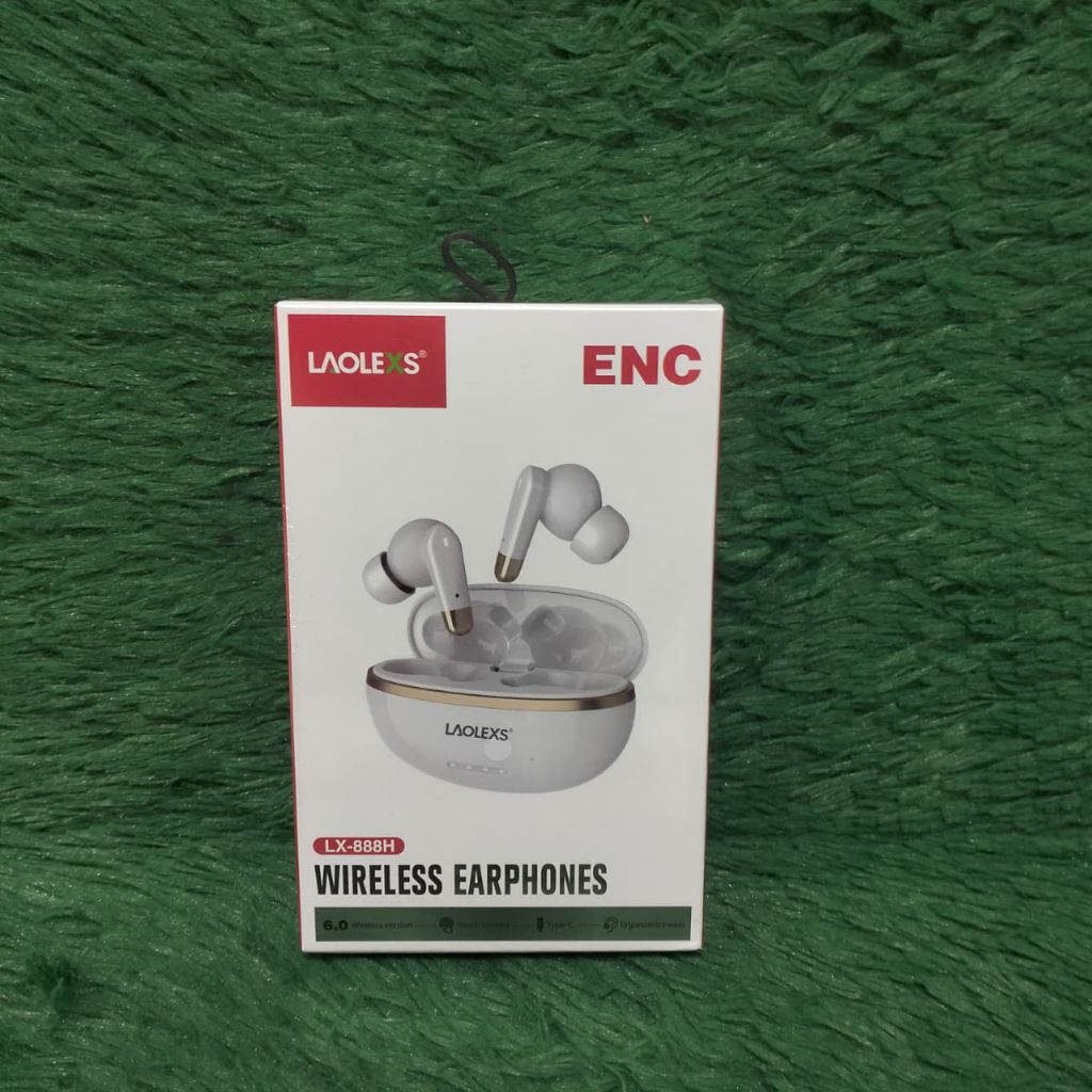 TWS LAOLEXS ENC Headset Bluetooth Earphone Mini Earbuds Handsfree