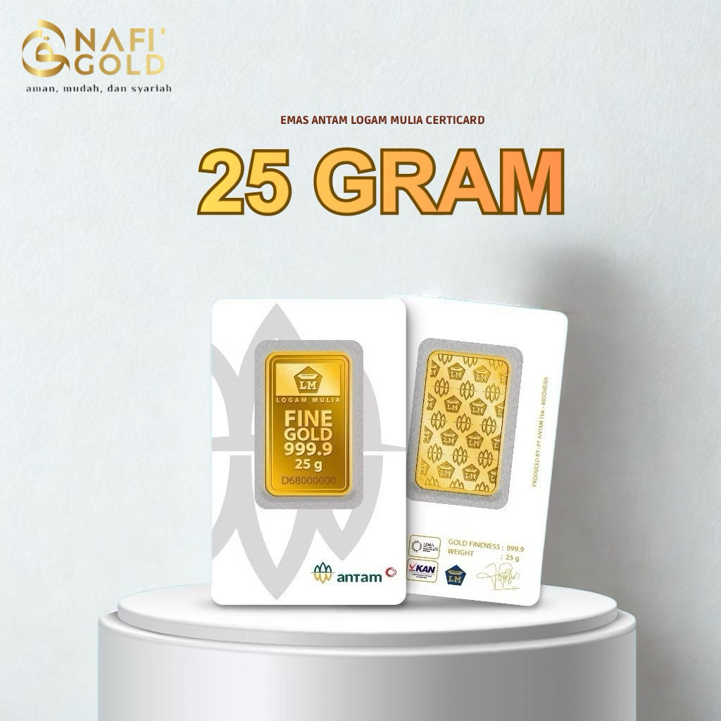 LM EMAS ANTAM 25 Gram, LOGAM MULIA TERBARU