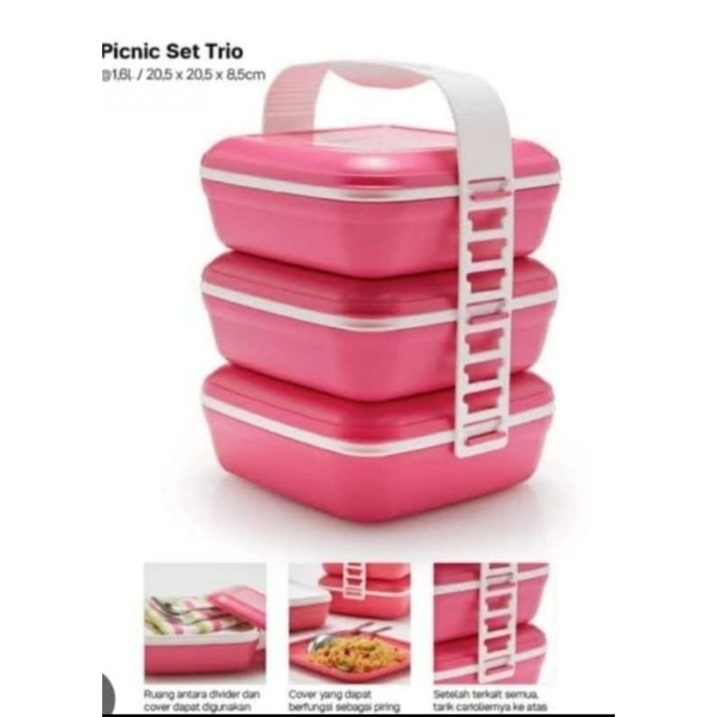 Picnic set trio Tupperware