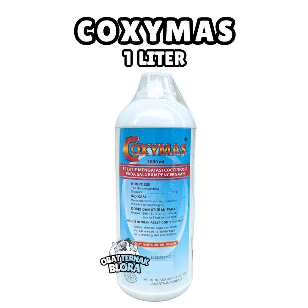Coxymas 1 Liter Obat Coccidiosis Unggas Efektif