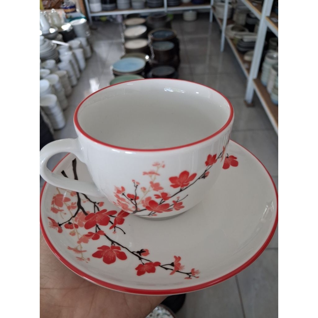 Cangkir bunga /cangkir kopi/cangkir teh/cangkir polos Ecer