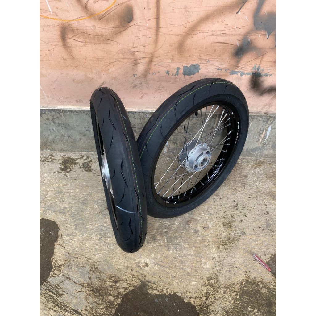 Paket Velg set Jupiter MX Old Roda Vega R New Velg Set Jupiter Z / Guek Ring 17 Ban CTX Hydra Ring 1