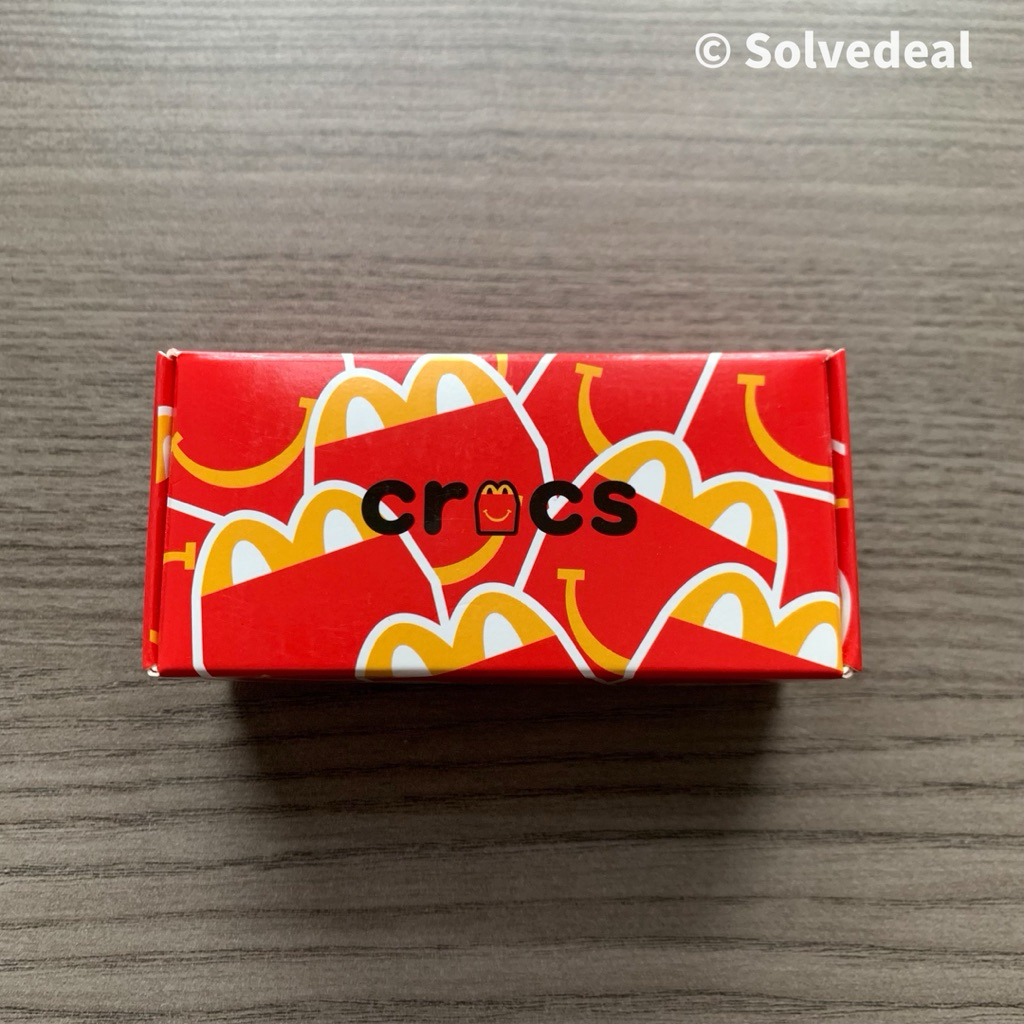 Crocs Happy Meal McDonald Merah – Baru & Kolektor Item
