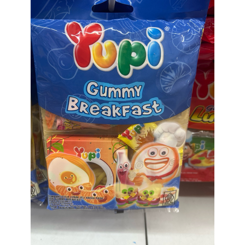 Yupi Gummy Breakfast 92gram