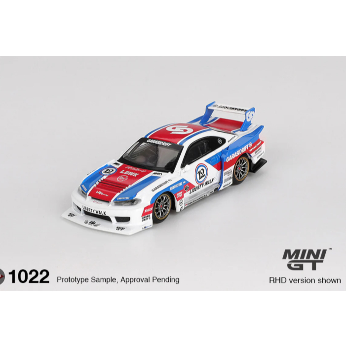 MINI GT 1022 Box - Nissan LB-Super Silhouette S15 SILVIA GARASIDRIFT X LBWK 2025 265