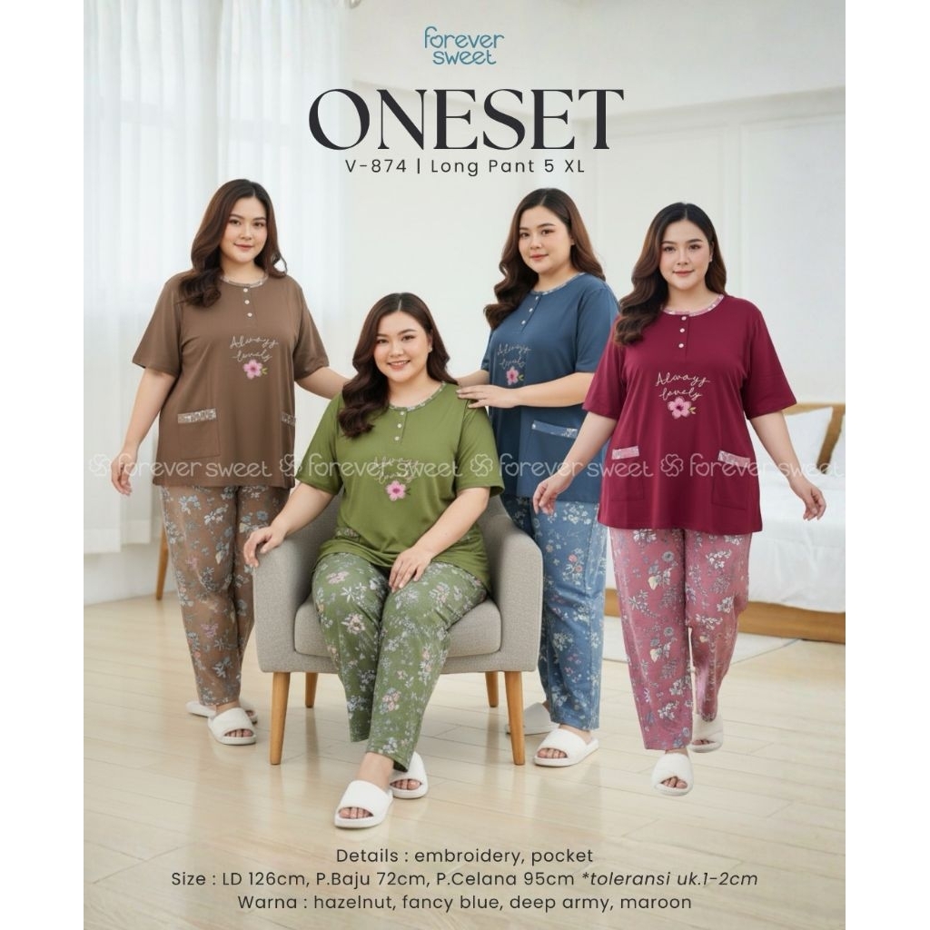 BABYDOLL FOREVER SWEET V-874 SUPER JUMBO 5XL CELANA PANJANG