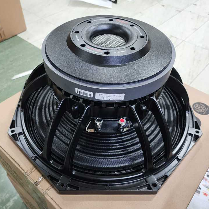(PETI KAYU) Speaker 18in Huper SCB18L1302 / SCB 18 L1302 / S181302 / S 18 1302 A - DAUN CARBON