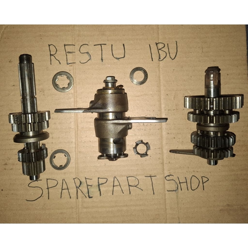 Gigi Rasio / Gigi Ratio / Gigi Rasio Transmisi Gearbox / Gigi Transmisi Honda Supra / Supra X 100 / 