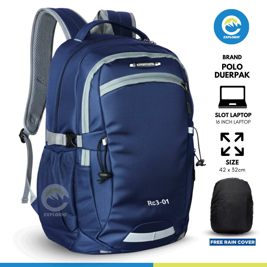 Tas Ransel Polo SD-SMP-SMA-KULIAH / Tas Ransel Anak Sekolah Polo / Tas Ransel Laptop Polo