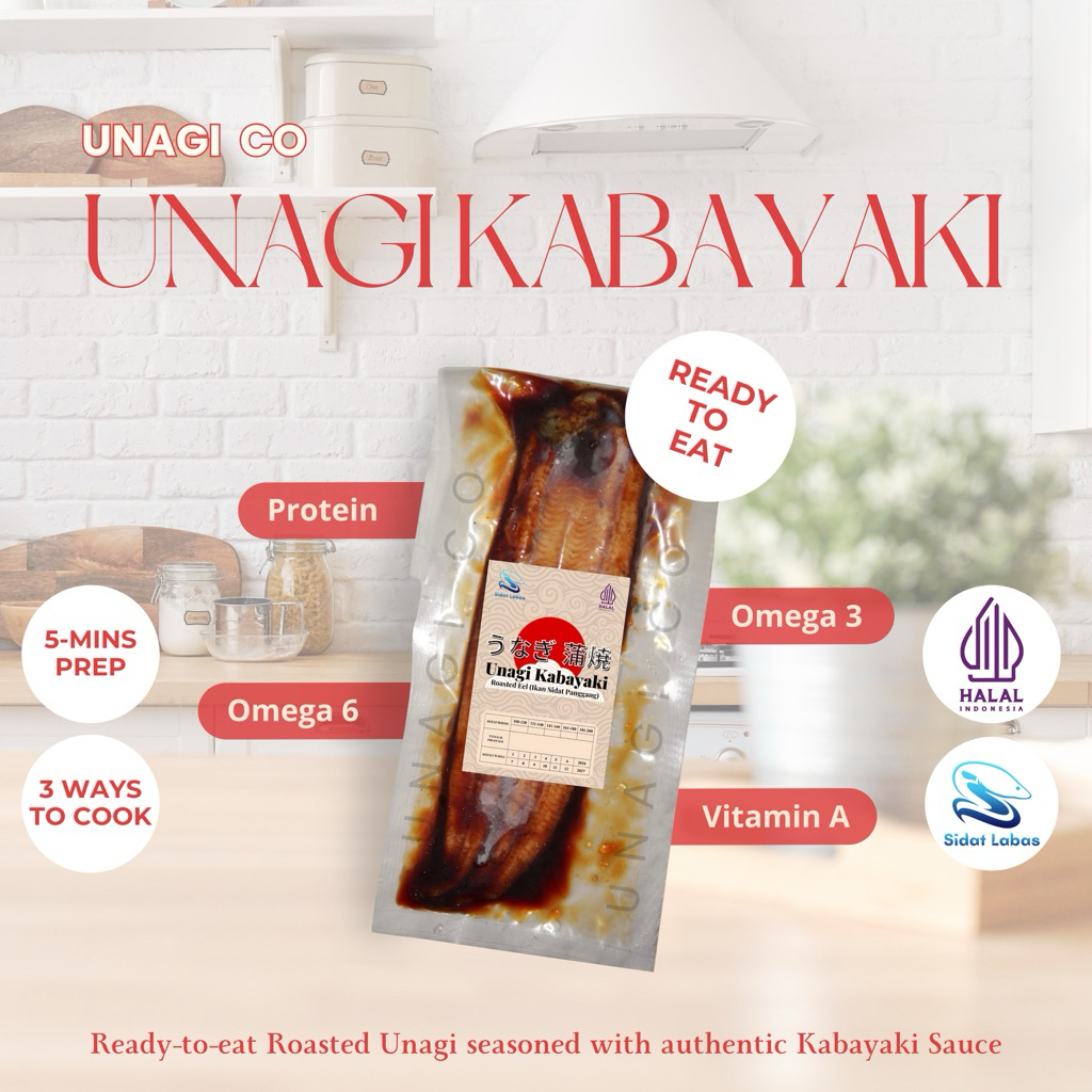UNAGI CO Premium Unagi Kabayaki | Roasted Unagi with Authentic Kabayaki Sauce | Ready-to-Eat