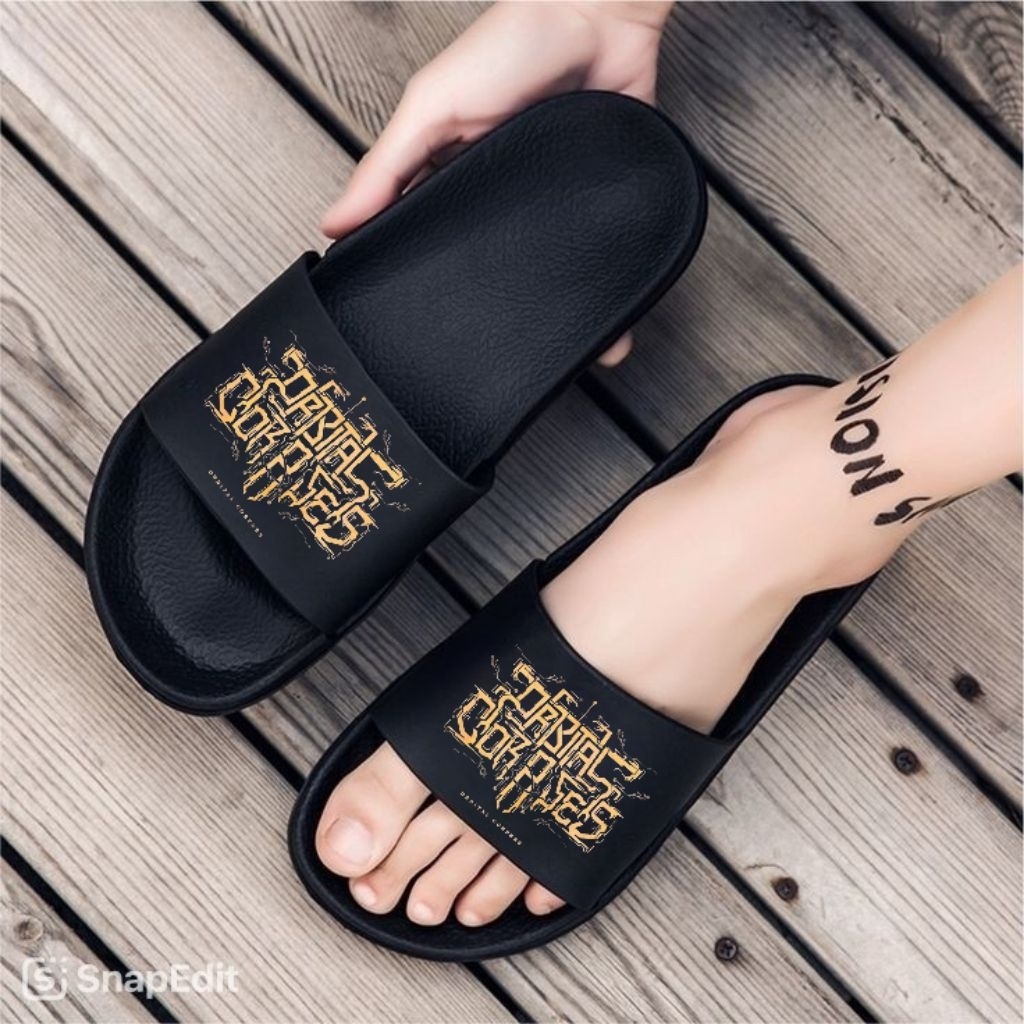 Sandal / Sendal Selop Pria / Wanita / Dewasa / Anak / Remaja ORBITTO GOLD / terbaru / Kekinian