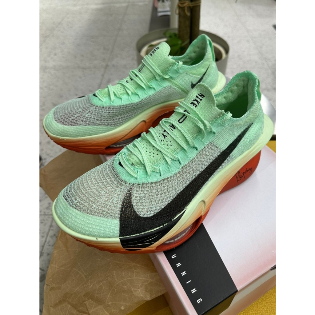 Nike Zoom Alphafly Next 3 Eliud Kipchoge (HJ7041 300) 100% Ori Baru BNIB